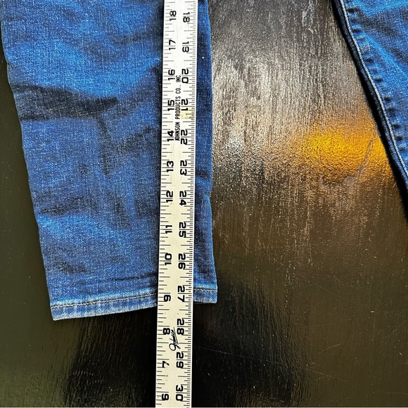 Lucky Brand Size 12 Skinny Fit Blue Jean Denim No Holes - Picture 5 of 10